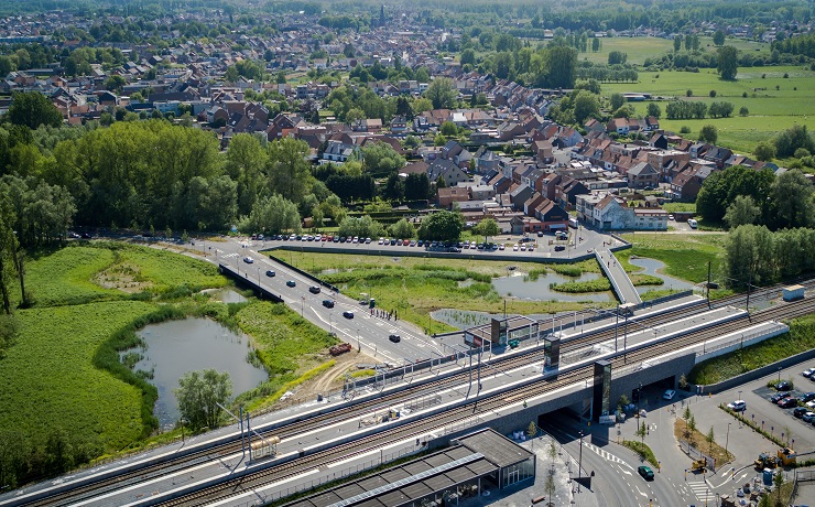 Liedekerke, stationsomgeving D+A Consult