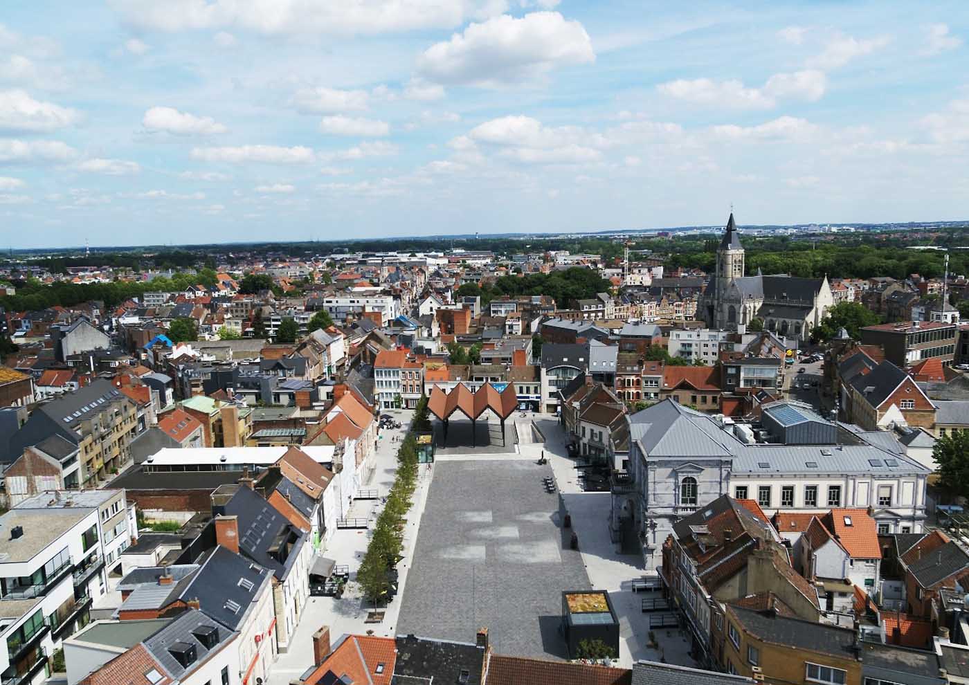 D+A_studiebureau_Vilvoorde_Grote_Markt_drone