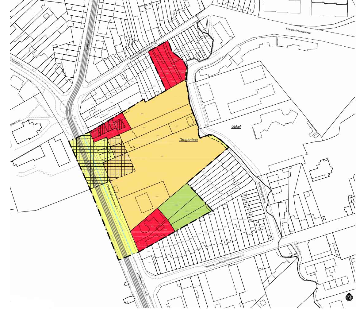 D+A_studiebureau_RP_Drogenbos_RUP_Centrum_grondplan